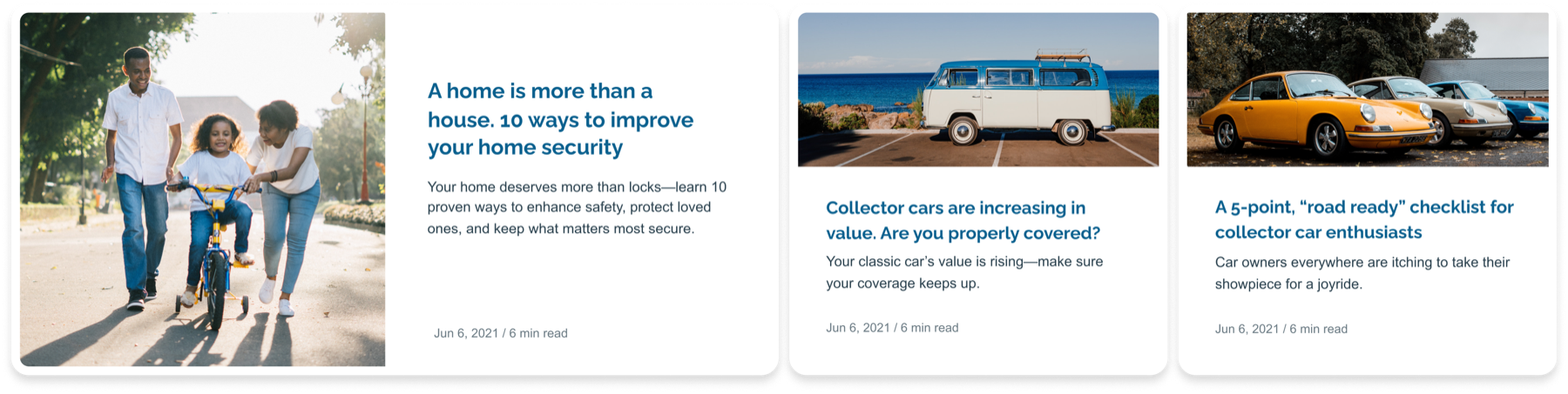 AMIG marketing screens